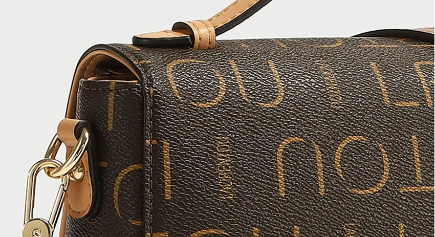 LAORENTOU новая женская сумка модная с тиснением из ПВХ материала женские сумки tote Женская кожаная сумка через плечо