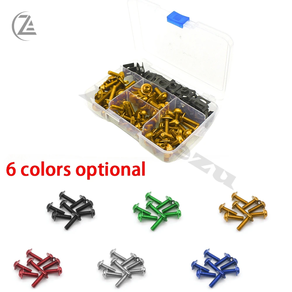 

ACZ Motorcycle Parts 177pcs Complete Fairing Bolts Screws Kit for Yamaha YZFR1 YZFR6 YZFR6S YZFR7 YZF R1 R6 R6S R7