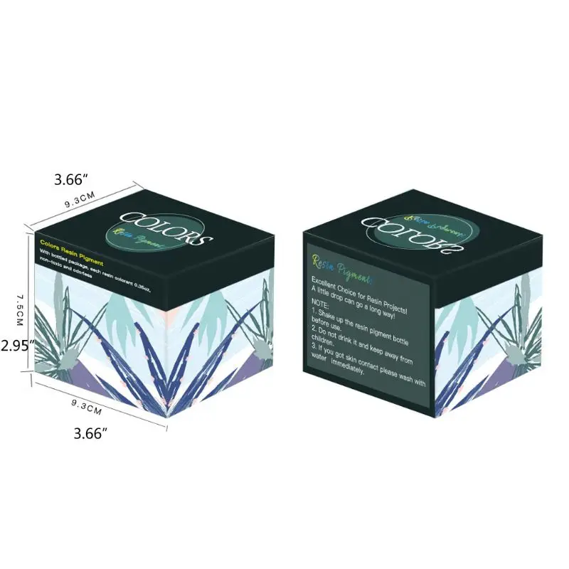 

24 Colors Epoxy Resin Pigment Liquid Resin Colorant Pigment Resin Colorant Dye Resin Jewelry Making Art Crafts Tools