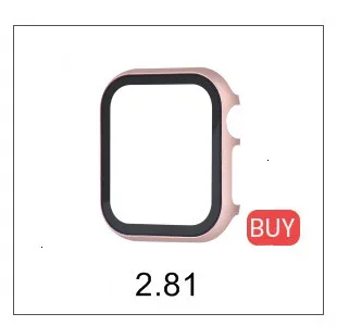Чехол для Apple Watch band 44 мм 40 мм 42 мм 38 мм iwatch 5 4 3 2 1, защитный чехол, защитная крышка для экрана, покрытие, корпус из поликарбоната