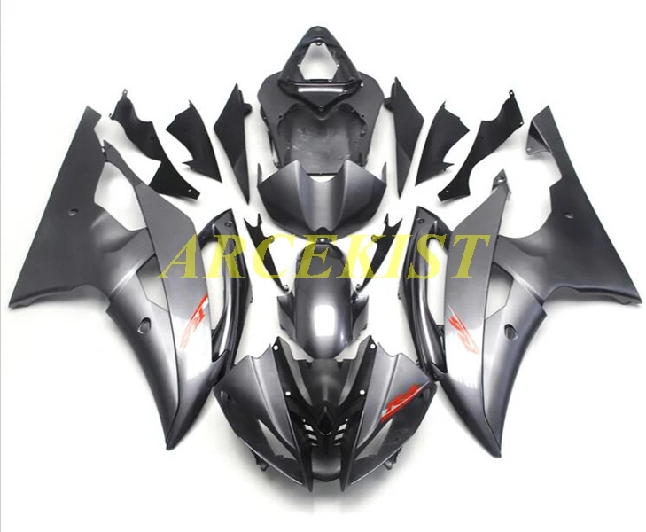 

New ABS Whole Fairings Kits Fit For Yamaha YZF-R6 R6 08 2008 2009 2010 2011 2012 2013 2014 2015 2016 Bodywork set Gray