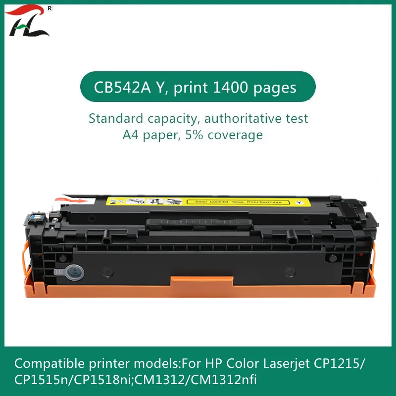 

Compatible Toner Cartridge CB540A CB540 540A 540 CB541A CB542A CB543A 125A for HP Color LaserJet CP1215 CP1515n CP1518ni CM1312