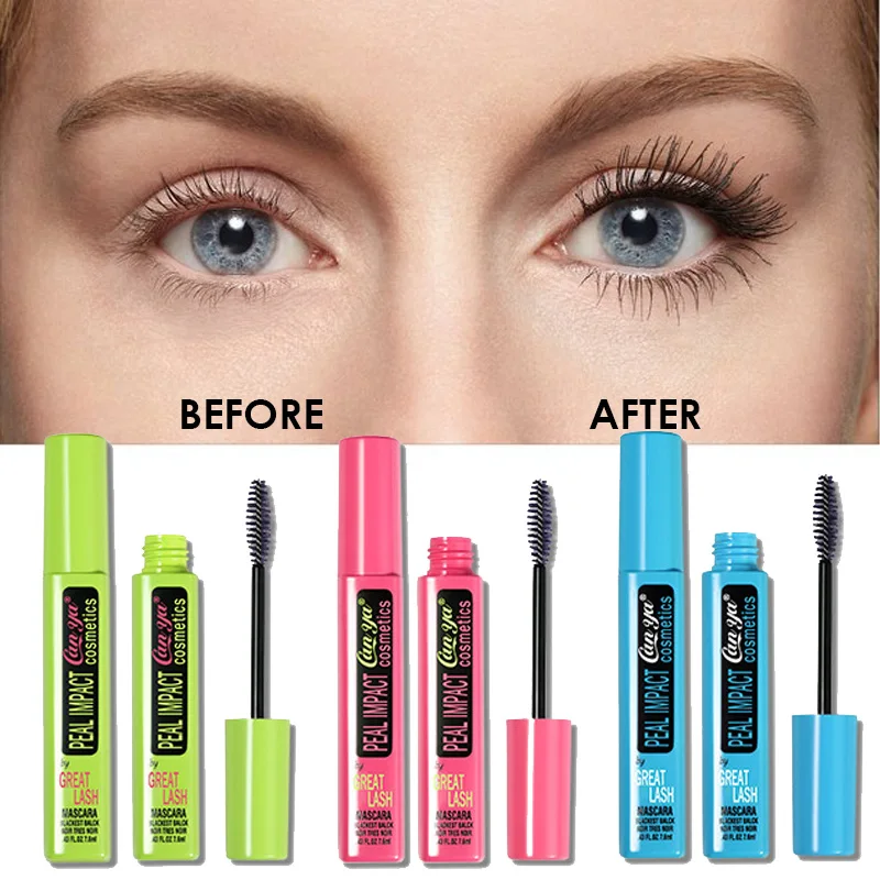 4D шелк волокно Тушь для ресниц водонепроницаемый Rimel maquiagem Профессиональный