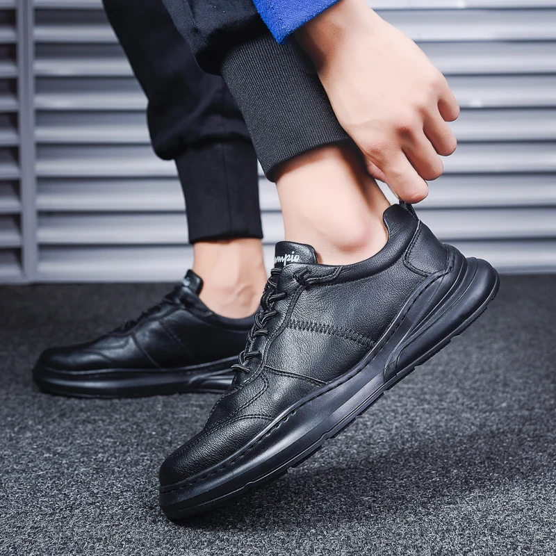 Новинка повседневная обувь белого цвета удобная Простая мужская | Спорт и