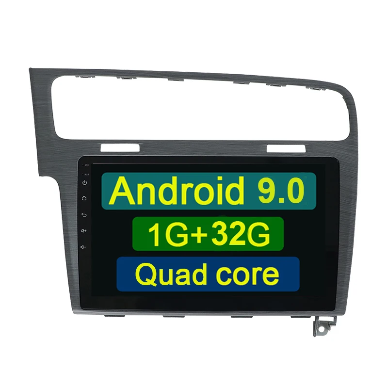 Bosion автомобильный радио мультимедиа без dvd 2din видео плеер навигация gps Android 4G для Volkswagen Golf 7 2013 управление рулем - Цвет: 1G 32G