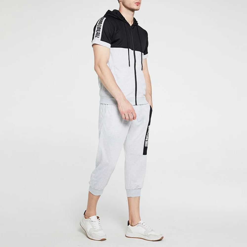 

Dihope 2020 Men Summer hoodies Tracksuit Men Set Short hoodies and Short pants Sleeve Casual Mens Sporting Suits