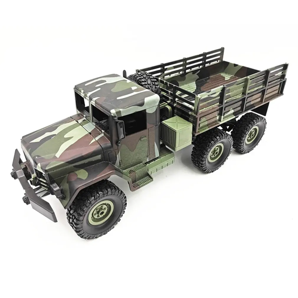 

MN-77 Six Drive Remote Control Vehicle 1/16 Remote Control Toys Led Lamp Camouflage Military Off-road Truck