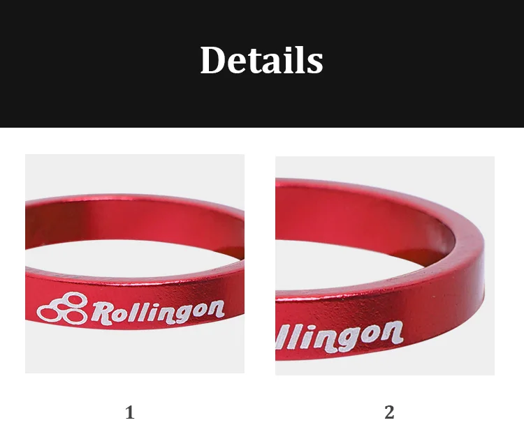 Шайба Rollingon для велосипедной гарнитуры из алюминиевого сплава шайба передней