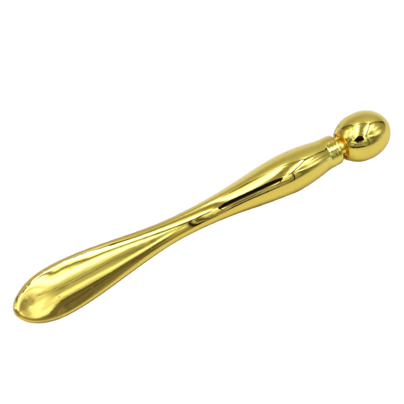 1pc Eye Cream Mixing Spatula Scoop Facial Mask Spoon Gold Alloy Metal Cosmetic Spatulas Anti Wrinkle Massage Sticks Makeup Tool | Красота и