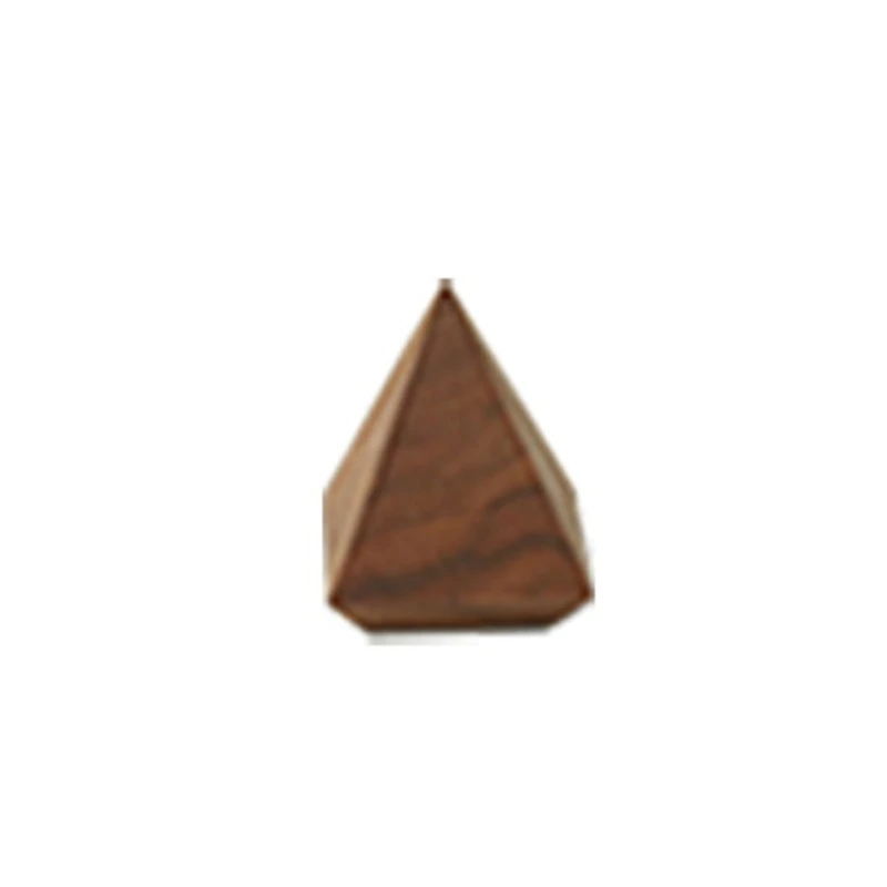 

Natural Wood Cone Rings Holder Finger Ring Storage Rack Jewelry Display Stand Organizer