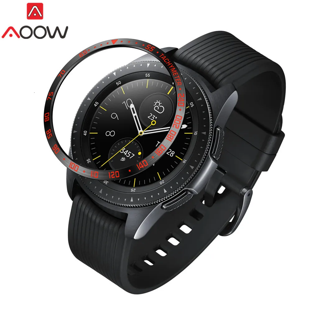 Ободок кольцо стиль для samsung Galaxy Watch 42 мм/шестерни Спорт клейкая крышка против царапин Нержавеющая сталь защита аксессуары