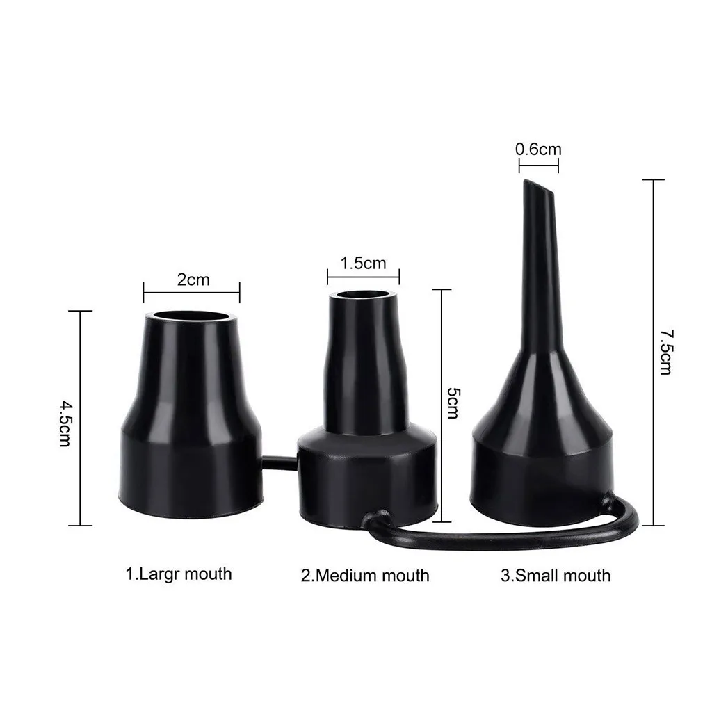 Воздушный компрессор 3 насадки электрический воздушный насос универсальный