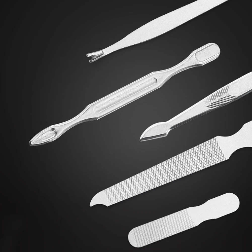 

High Quality 21/18PcsMultifunction Stainless Nail Clipper Set Cuticle Nipper Manicure Set Kit Pedicure Nail Art Tool with Case
