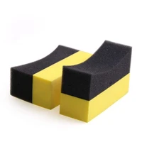 soft car care sponge multi use sponges 4pcs no scratch sponge scouring pad for kitchen bathroom household cleaning supplies