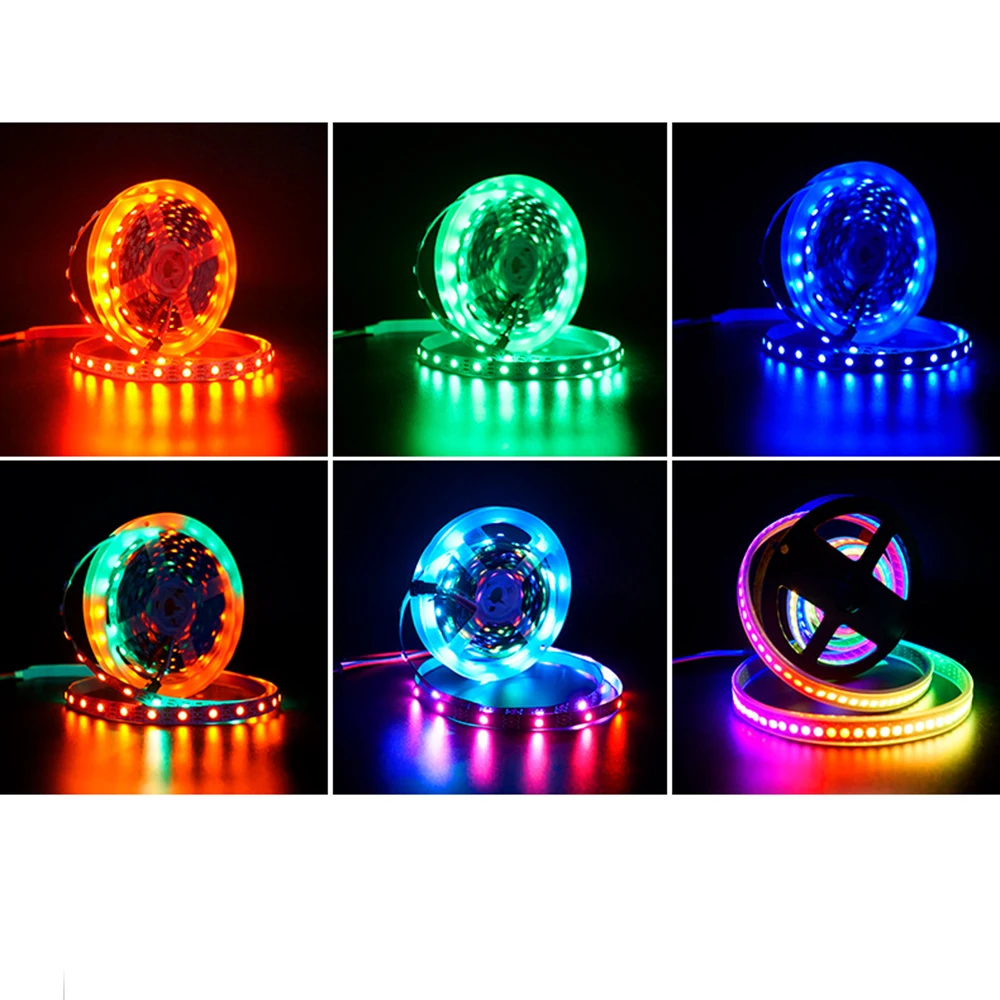 Светодиодная ленсветильник SMD5050 с драйвером чипа RGB 5 в постоянного тока WS2812B