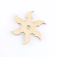 windmill leaf shape mascot laser cut christmas decorations silhouette blank unpainted 25 pieces wooden shape 1439