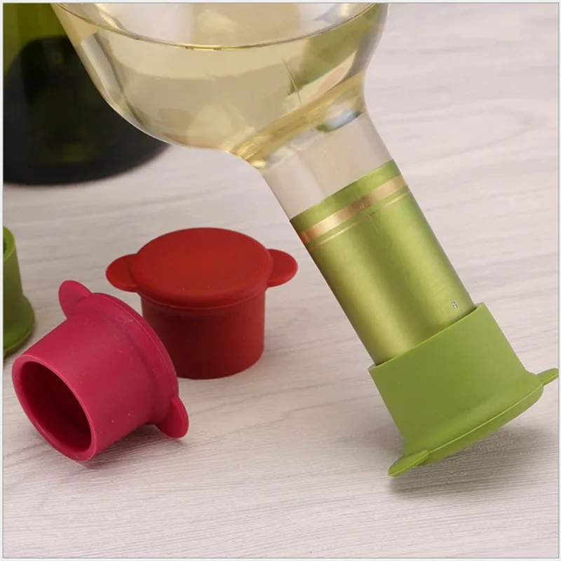 Силиконовые пробки для красного вина 1 шт. колпачки бутылок с пивом напитком
