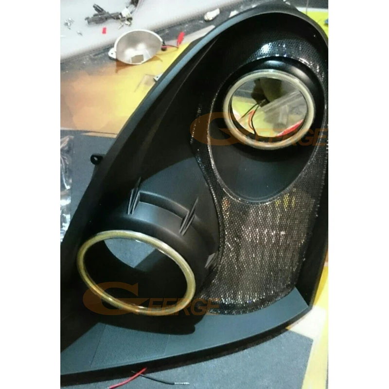 Отличный ультра яркий COB комплект светодиодов глаза ангела halo кольца дневной