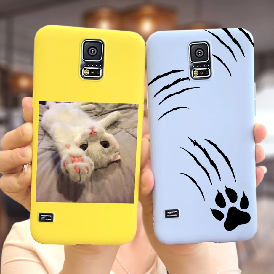 Для Samsung S5 чехол SM-G900F милые конфеты окрашен крышка для Galaxy S 5 GalaxyS5 G900I телефонные