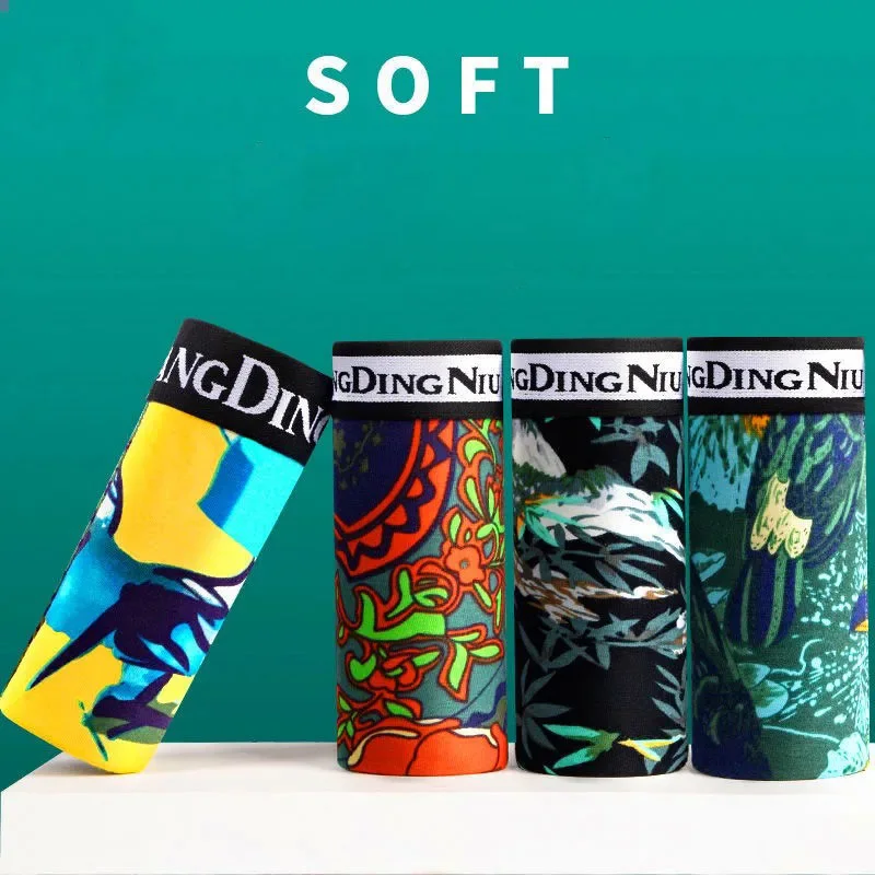 2021 High Quaity Underwear Men Cotton Boxer Men's Panties Men Underwear Boxers Boxer Shorts Boxershorts Printed Underpants 4X