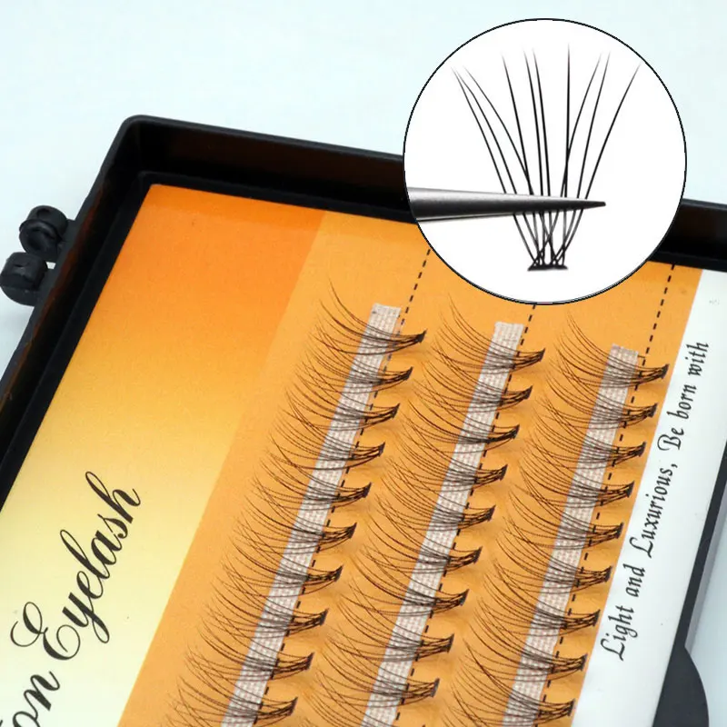 60 пряди накладные индивидуальное наращивание ресниц естественный завиток