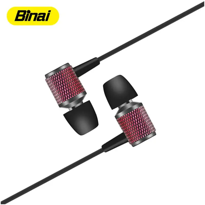 Binai Hifi наушники bluetooth 5 0 в ухо Высокое разрешение Беспроводная аудио гарнитура с CVC
