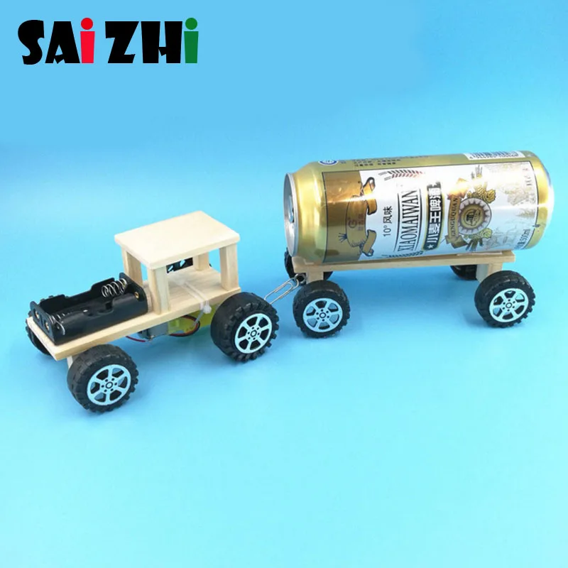 Saizhi модель игрушка сборка &quotсделай сам&quot деревянный Электрический поезд