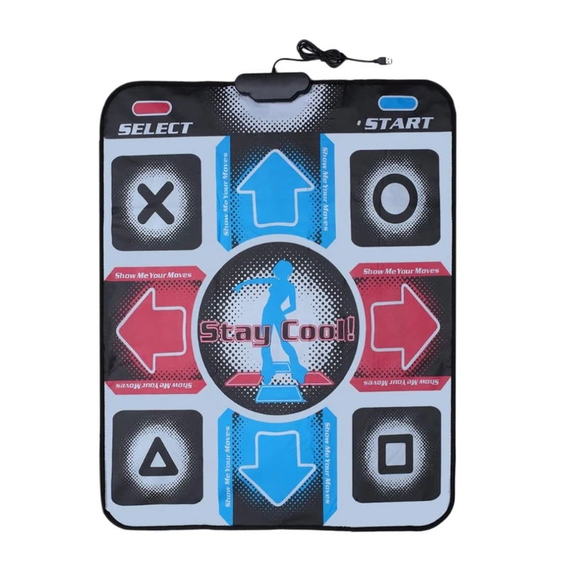 

PC USB Computer Dance Blanket Dance Mat Durable Foot Print Mat for Bodybuilding Fitness H052