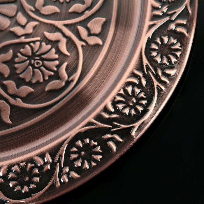 Поднос Султан. Бронза d=34 см | Дом и сад