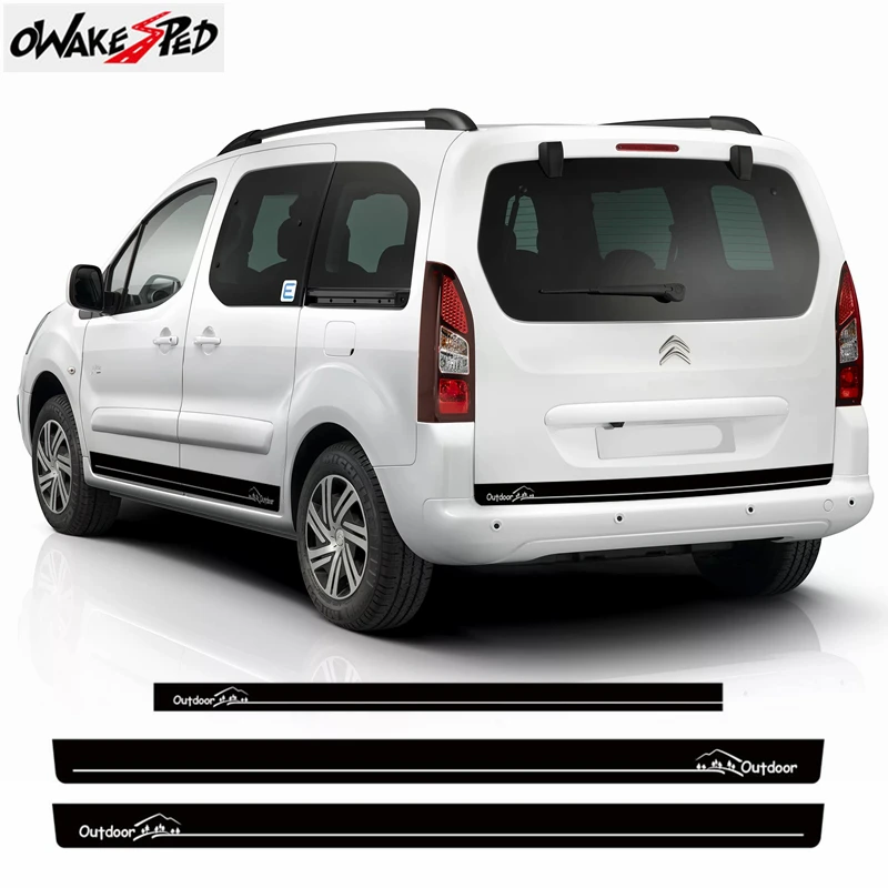 Графические Наклейки на боковую дверь автомобиля для Citroen Berlingo M XL виниловые