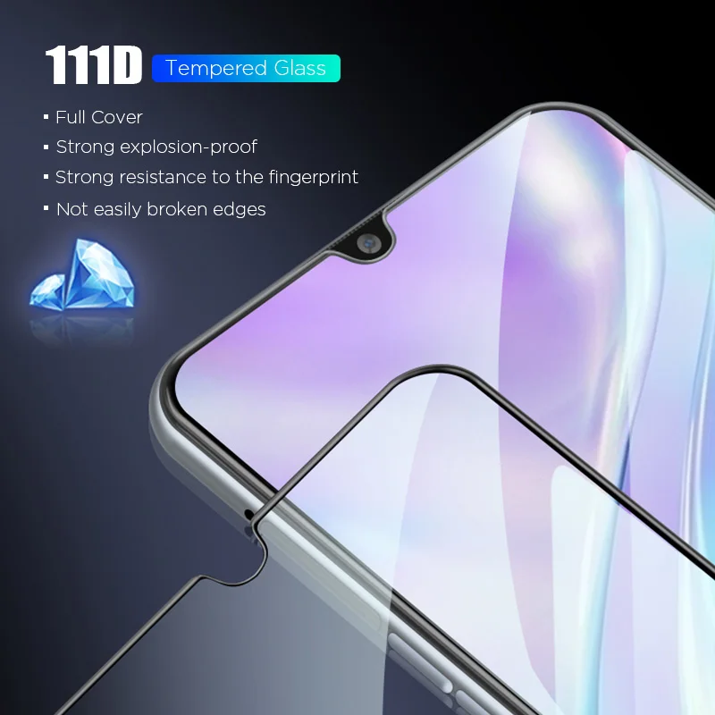 Закаленное стекло 111D для Realme XT X2 Pro X Q Защитная пленка экрана Защитное 5 5S 3 3i 2 |
