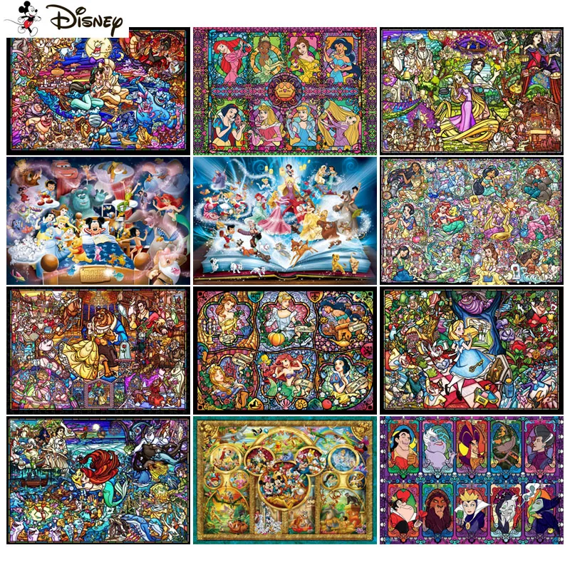 Disney Art 5D Diy Diamond Painting "Cartoon Mermaid Princess" Diamond Pictures Cross Stitch 3D Rhinestone Embroidery Decor