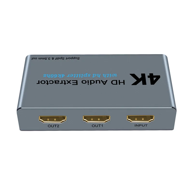 Аудио экстрактор 4K 60 Гц HDMI в оптический Spdif Toslink 3 5 мм стерео аудио конвертер