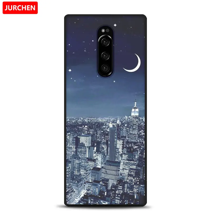 38 Чехол jurchen для sony Xperia 1, чехол для Xperia One, милый мультяшный Мягкий силиконовый чехол из ТПУ для sony Xperia1 sony 1, чехол - Цвет: 38