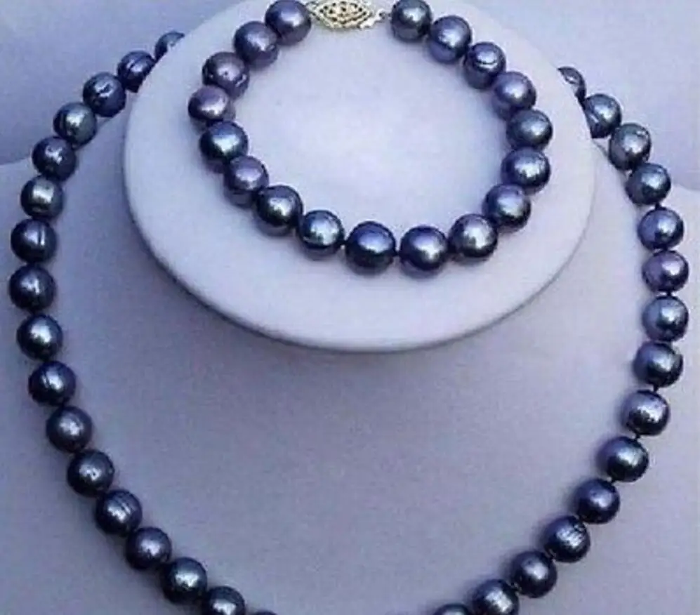 Бесплатная доставка комплект из ожерелья и браслета натурального таитянского