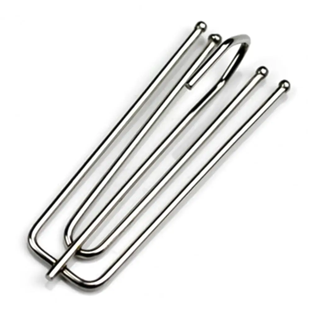 

10Pcs/Set Curtain Hooks Wear-resistant Reusable 2 Colors Four Prong Curtain Pleater Tape Hooks for Curtain Curtain Pleater