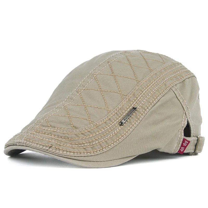Spring summer men women cotton Beret cap Newsboy Cap peaked cap Women's hats fedoras bonnet Human hat
