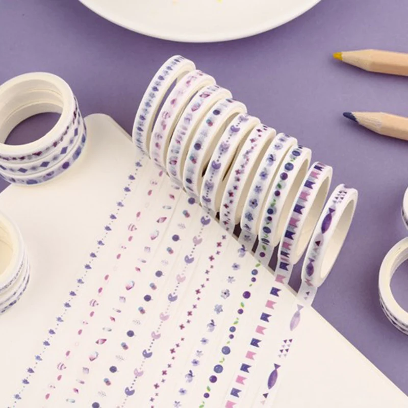 

20pcs/pack Multi-color Tape Scrapbooking Decorative Adhesive Tapes