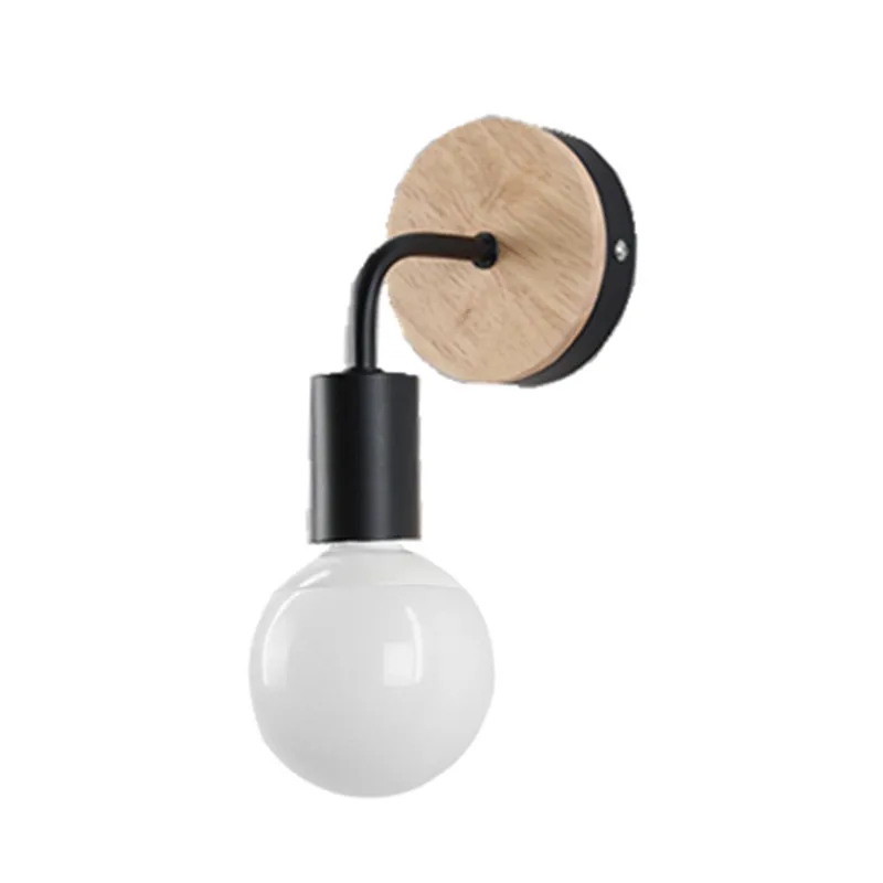 Настенный светодиодный светильник JY современная деревянная лампа в