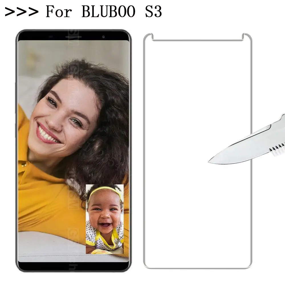 9H 2.5D Закаленное стекло для Bluboo D6 S3 D2 S8 Защитная пленка экрана чехол