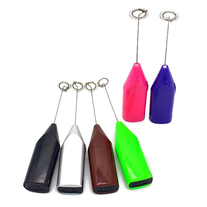 

Electric Milk Frother Egg Beater Kitchen Drink Foamer Whisk Mixer Stirrer Coffee Cappuccino Creamer Whisk Frothy Blend Whisker