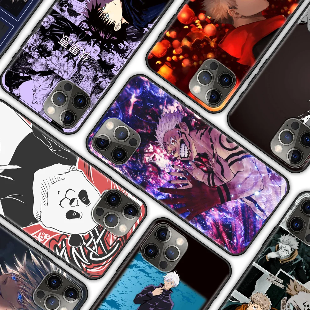

Hot Jujutsu Kaisen Anime Phone Case for iphone 13 11 7 XR 12 Pro Max X 6S 12 Mini XS 5 6 7 8 Plus 5S SE Soft Silicone Cover