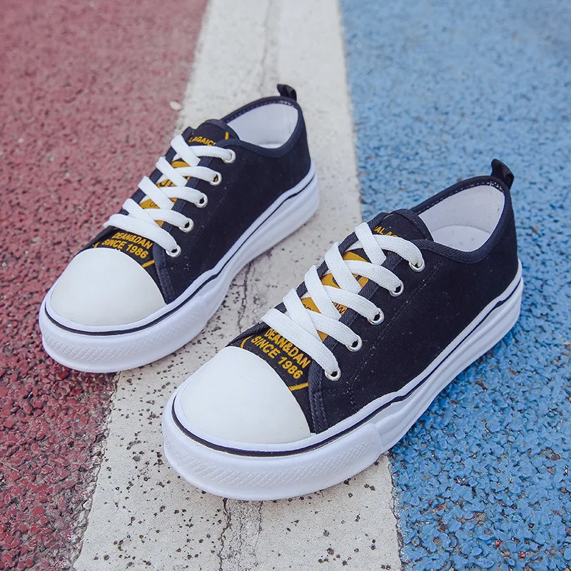 2020 Fashion New Women's Sneakers Vulcanize Shoes Hot Selling Trainers Female Canvas Sapatos Feminino W23-88 | Обувь