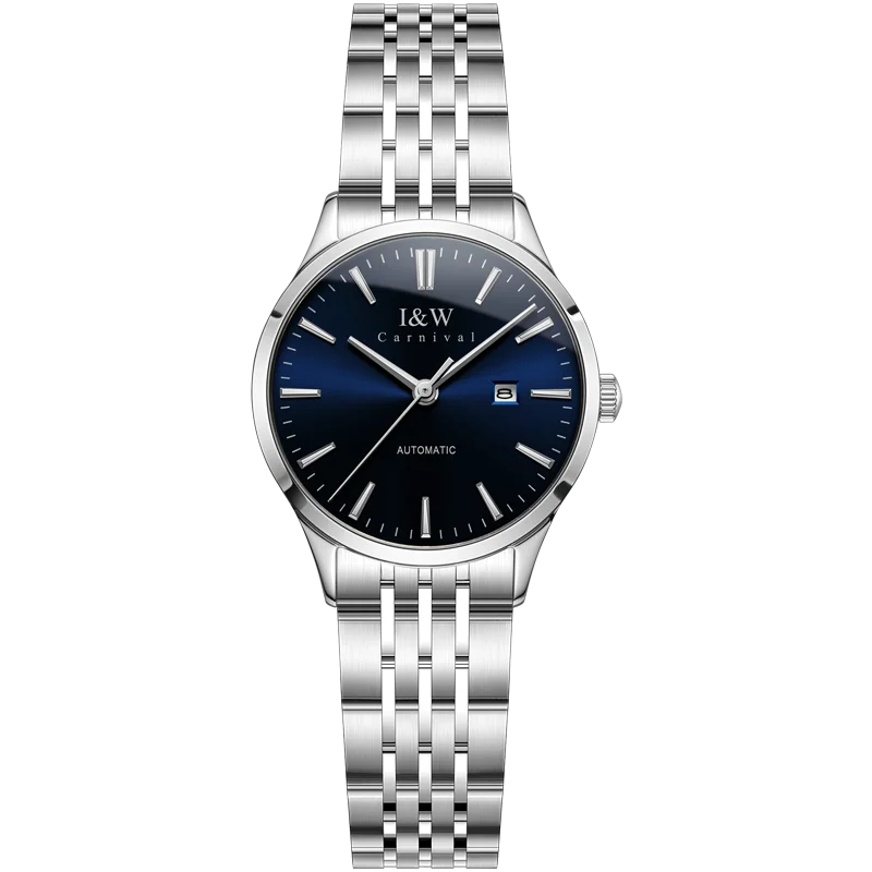 Fashion Mechanical Watch for Women Top Brand Switzerland I&W MIYOTA Movement Automatic Watch Sapphire Calendar Waterproof Reloj