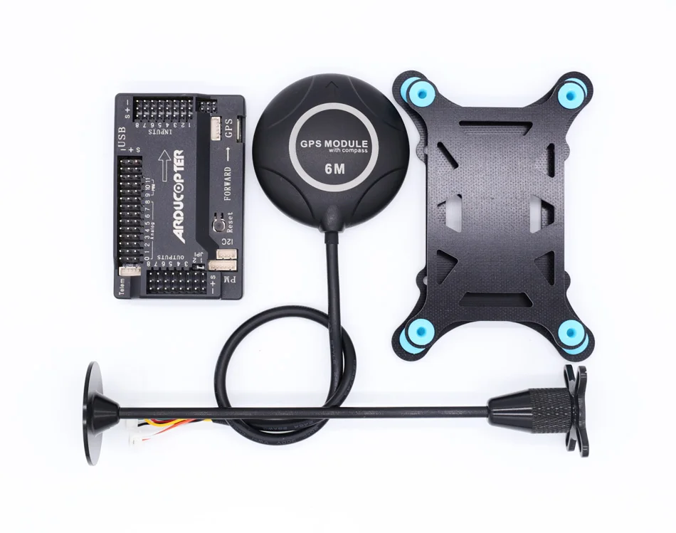APM2.8 APM 2,8 контроллер полета Ardupilot+ 6M gps встроенный компас+ gps подставка+ амортизатор для радиоуправляемого мультикоптера