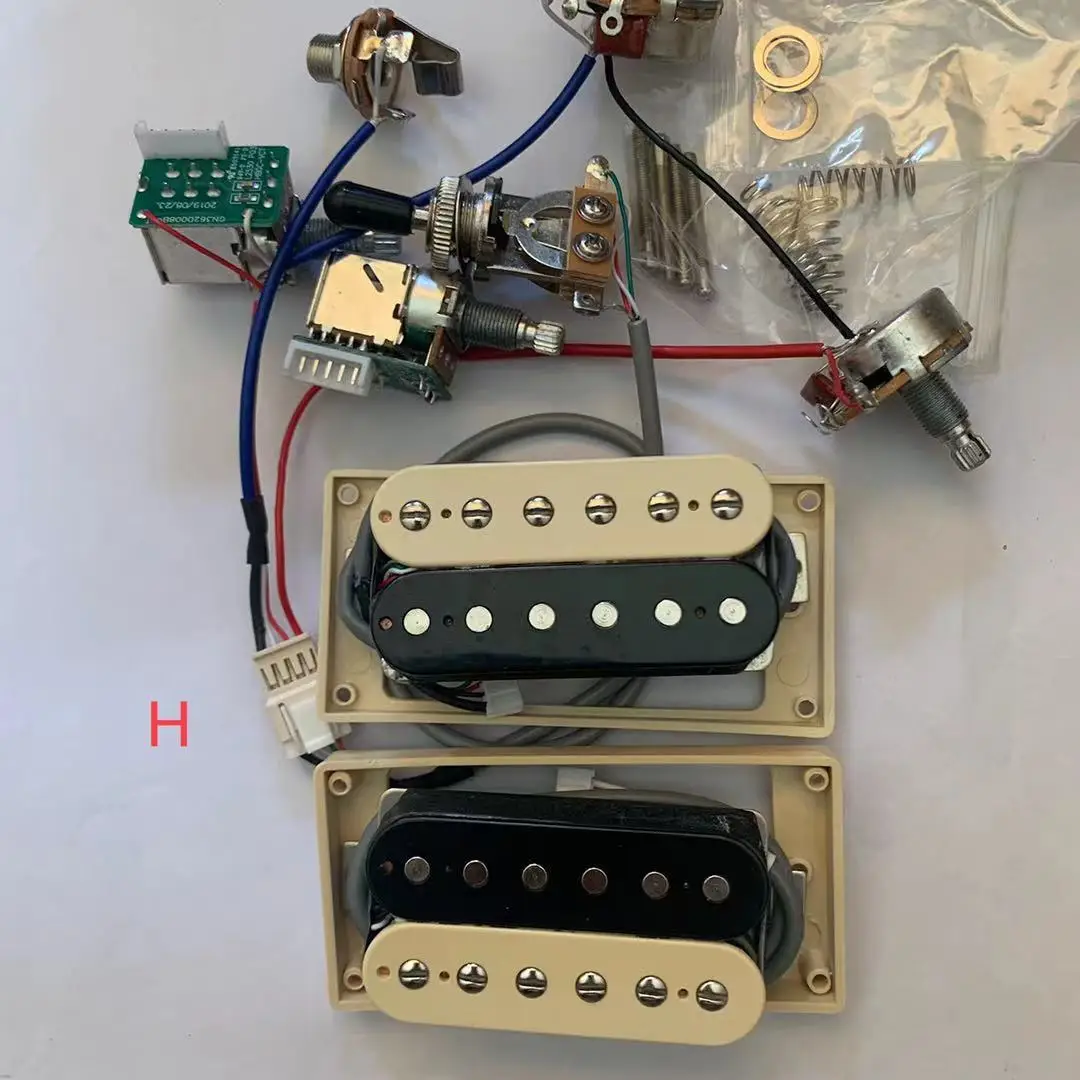 1 Набор LP Стандартный ProBucker Alnico электрогитара Зебра Humbucker пикапы с Pro жгут проводов