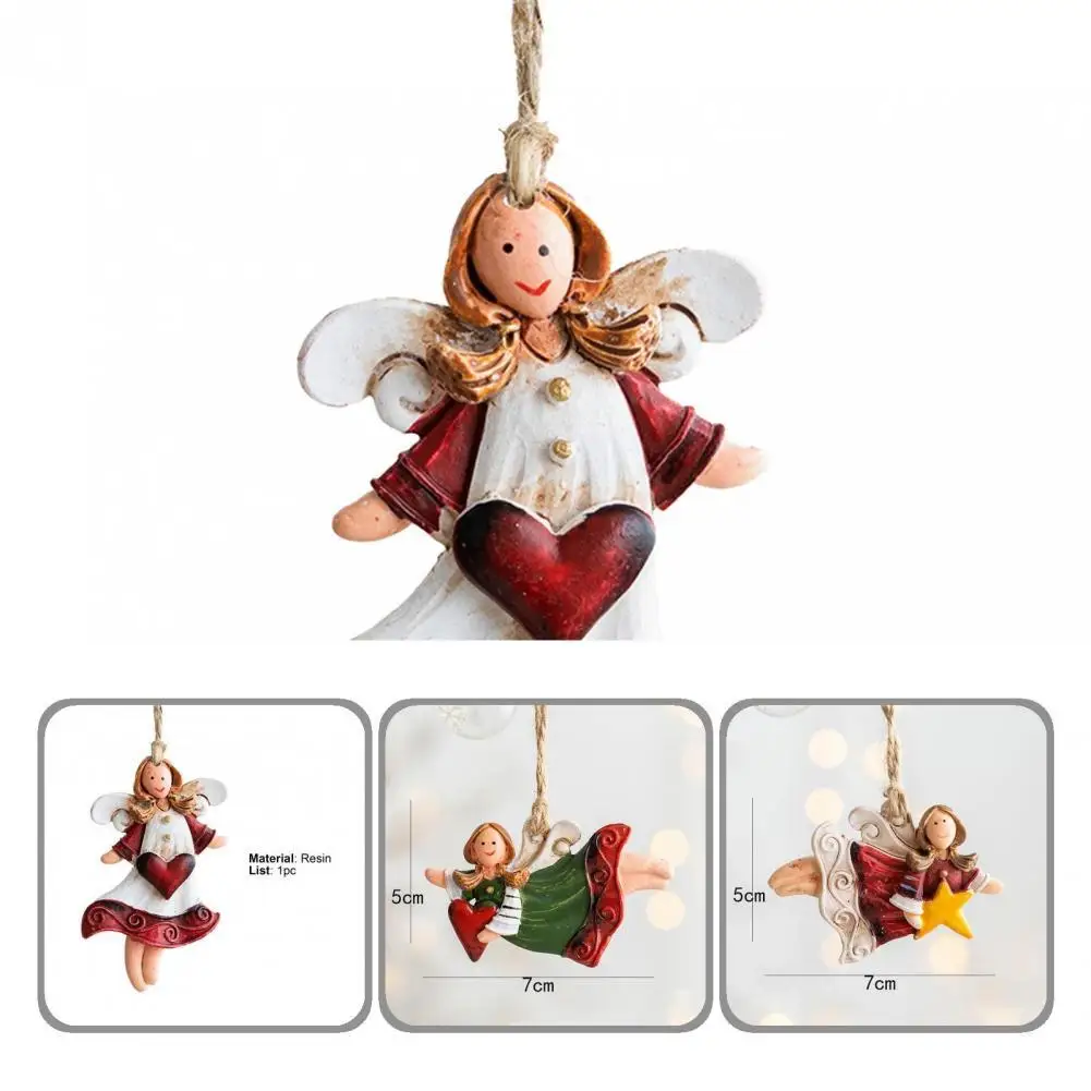 

Exquisite Funny Angel Girl Hanging Christmas Ornament Fashion Angel Girl Pendant Fine Workmanship for Home