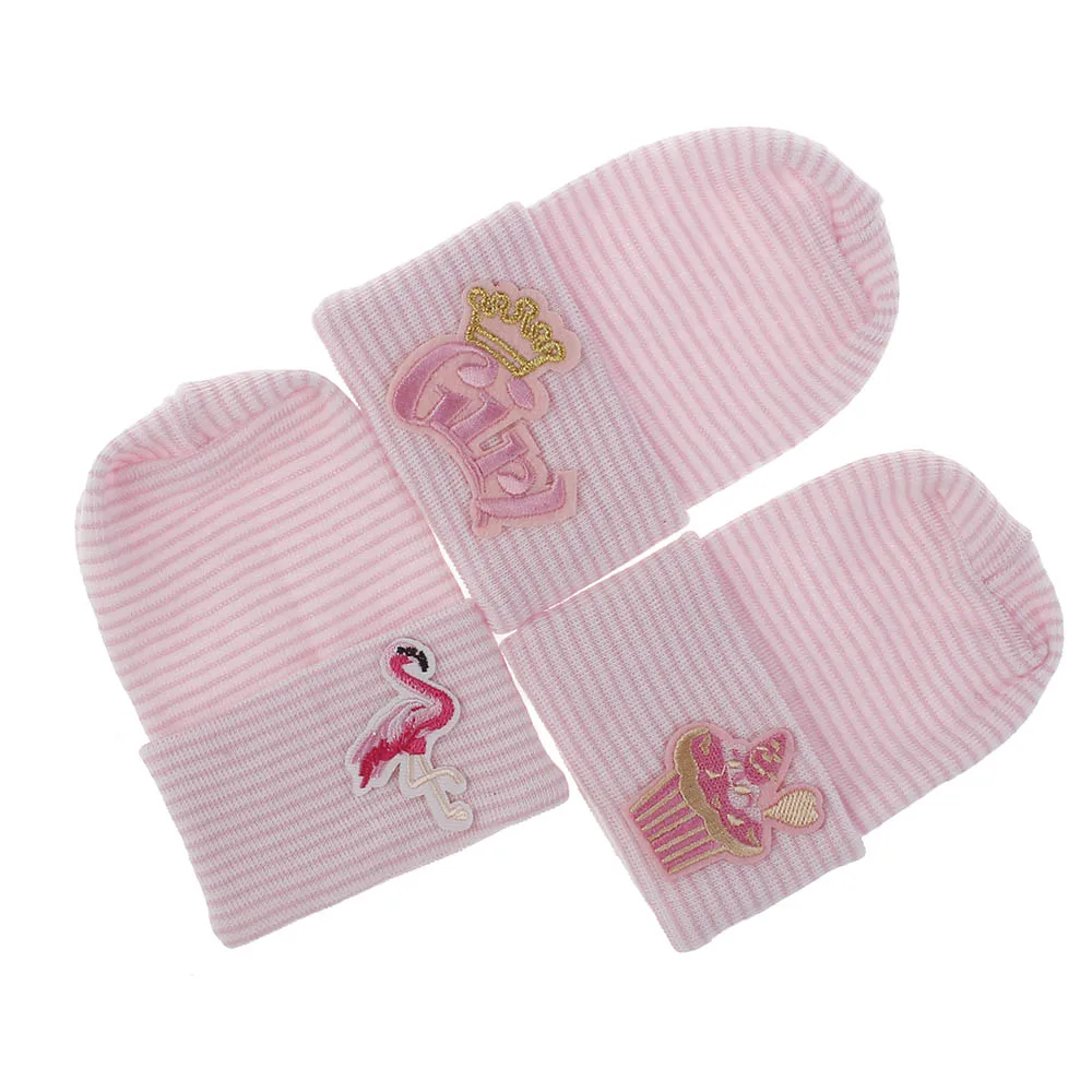 

Newborn cotton hats Baby Winter warm beanies photo props Baby girls boys accessories toddler girl cap bonnet baby hats H098D