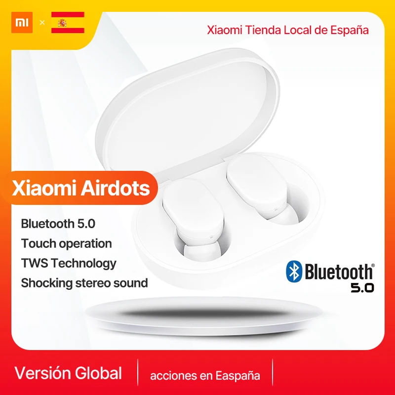 Глобальная версия Xiaomi Airdots Bluetooth 5 0 TWS наушники Mi True Wireless с сенсорным управлением Air