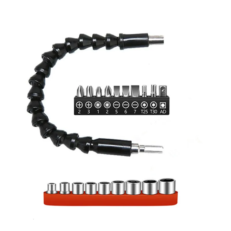 Электрическая дрель Универсальный гибкий вал торцевой ключ набор